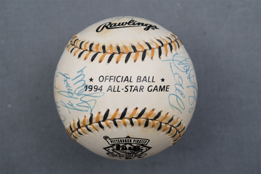 1994 All-Star Game American League All-Star Team Team-Signed Baseball by 18 with Ripken Jr, Molitor, Thomas and Boggs with JSA LOA