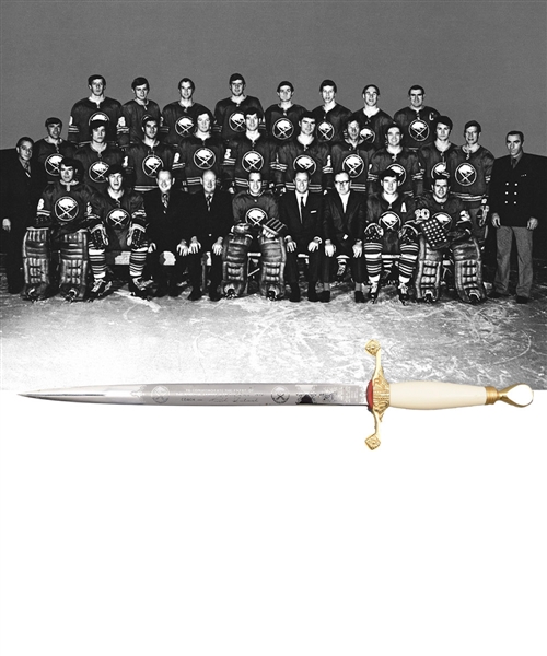 Scarce Buffalo Sabres 1970 Inaugural Season Limited-Edition Presentation Dagger by Wilkinson (15 ¾”)  