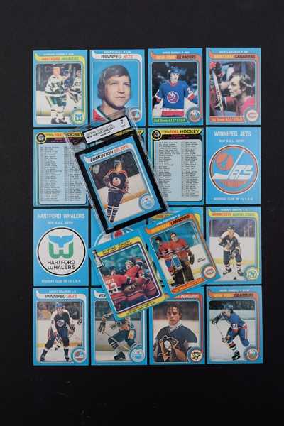 1979-80 O-Pee-Chee Hockey Complete 396-Card Set with KSA 7 Gretzky RC