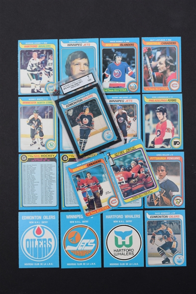 1979-80 O-Pee-Chee Hockey Complete 396-Card Set with KSA 7 Gretzky RC