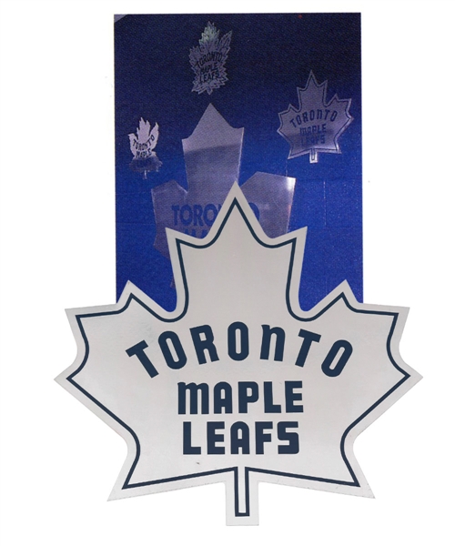 Toronto Maple Leafs "1967" Dressing Room Entry Stainless Steel Logo from Maple Leafs Gardens Auction