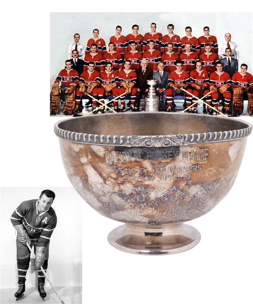 Doug Harveys 1952-53 Montreal Canadiens Stanley Cup Championship Trophy (5 ½”)