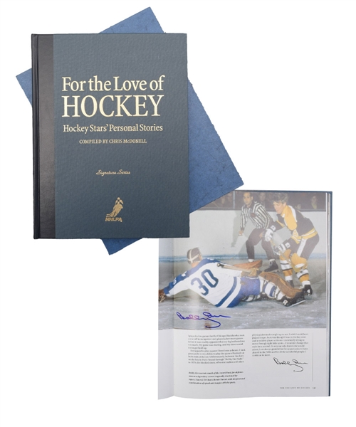 "For the Love of Hockey" Limited-Edition Autographed Signature Series Book