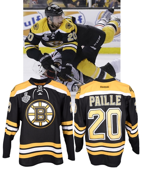 Daniel Pailles 2012-13 Boston Bruins Game-Worn Stanley Cup Finals Jersey with Team LOA