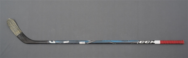 Alexander Ovechkins 2010 World Championships Team Russia Game-Used Stick - Photo-Matched!
