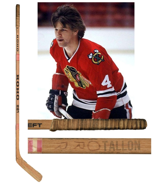 Bobby Orrs 1977-78 Chicago Black Hawks Koho Used Stick