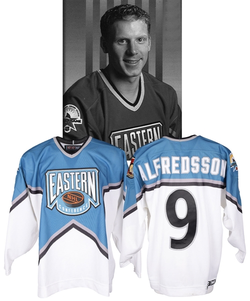 Daniel Alfredssons 1997 NHL All-Star Game Eastern Conference Signed Game-Worn Jersey