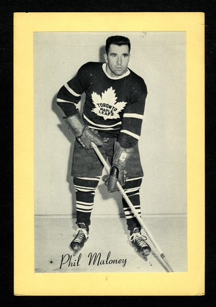 Phil Maloney Toronto Maple Leafs Bee Hive Group 2 Photo (1945-64)
