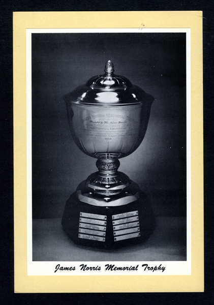 James Norris Memorial Trophy (4 White Borders) Bee Hive Group 2 Photo (1945-64)