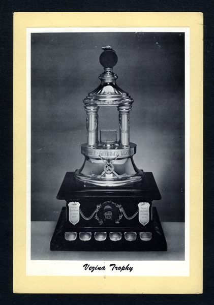 Vezina Trophy (4 White Borders) Bee Hive Group 2 Photo (1945-64)