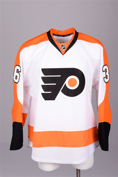 Zac Rinaldos 2011-12 Philadelphia Flyers Game-Worn Jersey with LOA