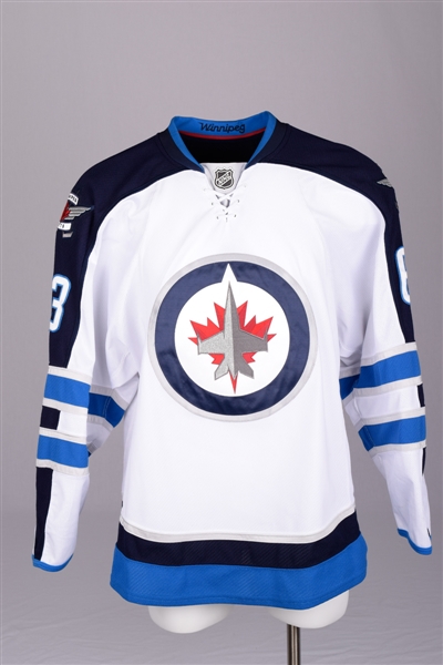Ben Chiarots 2014-15 Winnipeg Jets Game-Worn Jersey with Team LOA