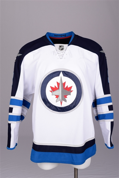 Alex Burmistrovs 2012-13 Winnipeg Jets Game-Worn Jersey with Team LOA - Photo-Matched!