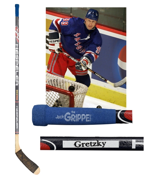 Wayne Gretzkys 1998-99 New York Rangers Hespeler Game-Used Stick