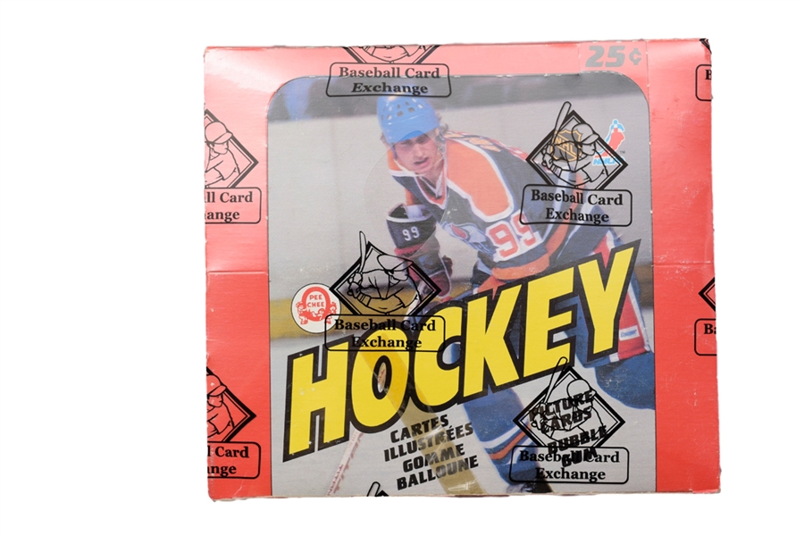 1982-83 O-Pee-Chee Hockey Wax Box (48 Unopened Packs) - BBCE Certified