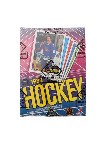1987-88 O-Pee-Chee Hockey Wax Box (48 Unopened Packs) - BBCE Certified