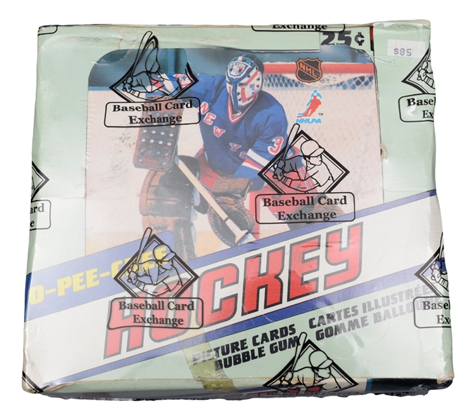 1981-82 O-Pee-Chee Hockey Wax Box (48 Unopened Packs) - BBCE Certified