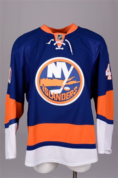 Michael Grabners 2010-11 New York Islanders Game-Worn Jersey with Team LOA