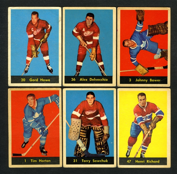 Parkhurst Hockey 1960-61 (46/61) and 1961-62 (32/51) Starter Sets