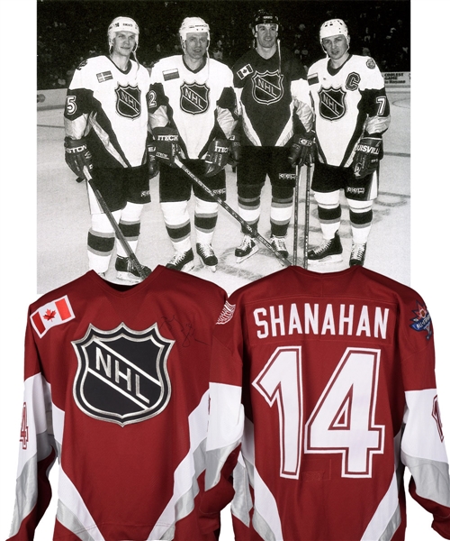 Brendan Shanahans 1998 NHL All-Star Game Signed North America Team-Issued Jersey