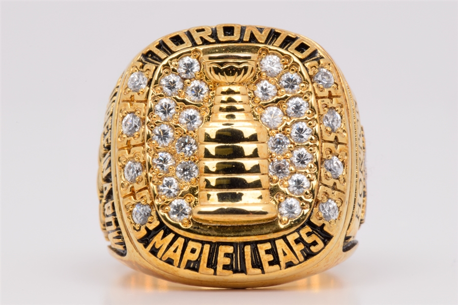 Tim Horton 1964 Toronto Maple Leafs Stanley Cup Championship Gold Plated Brass Replica Ring