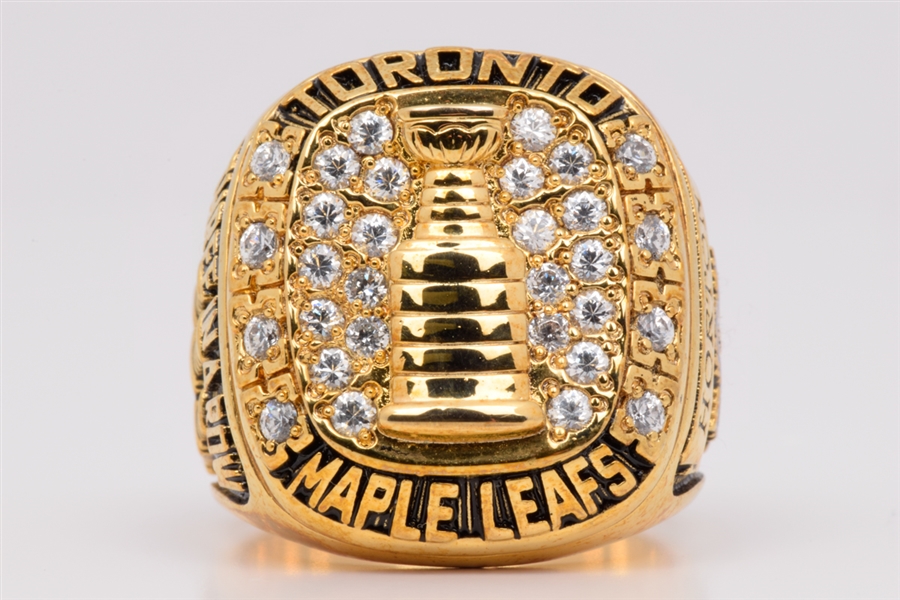 Tim Horton 1964 Toronto Maple Leafs Stanley Cup Championship Gold Plated Brass Replica Ring
