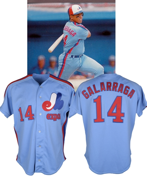Andres Galarragas 1991 Montreal Expos Game-Worn Jersey