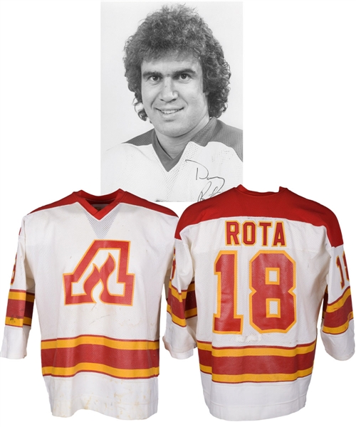 Darcy Rotas 1978-79 Atlanta Flames Game-Worn Jersey