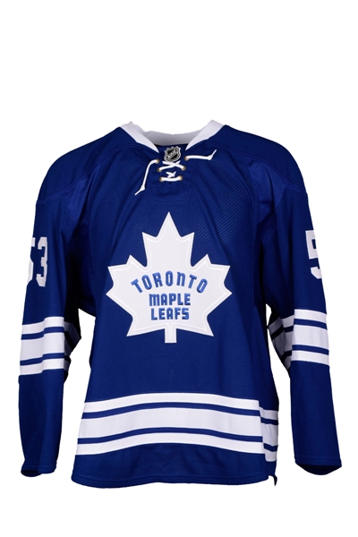 Sam Carricks 2014-15 Toronto Maple Leafs Game-Worn Alternate Jersey with Team COA 