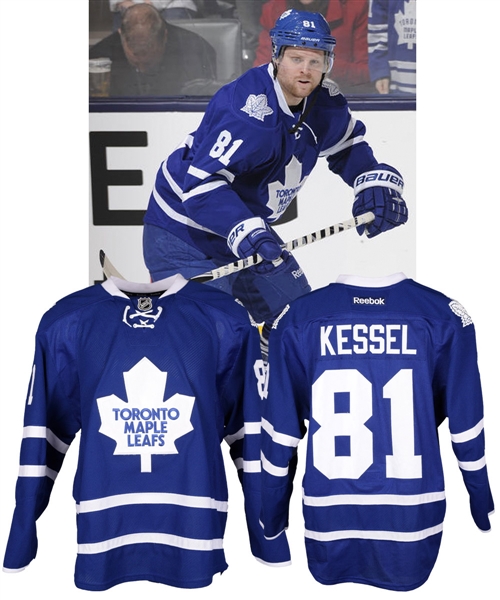 Phil Kessels 2014-15 Toronto Maple Leafs Game-Worn Jersey with Team COA