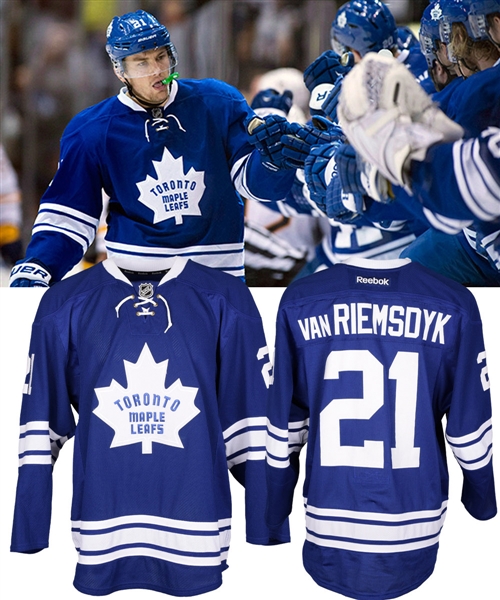James Van Riemsdyks 2014-15 Toronto Maple Leafs Game-Worn Third Jersey with Team COA