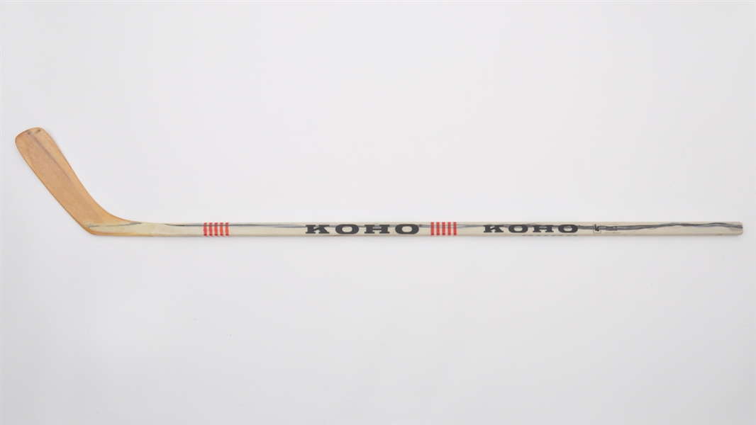Mario Lemieuxs Late-1980s Pittsburgh Penguins Game-Issued Stick