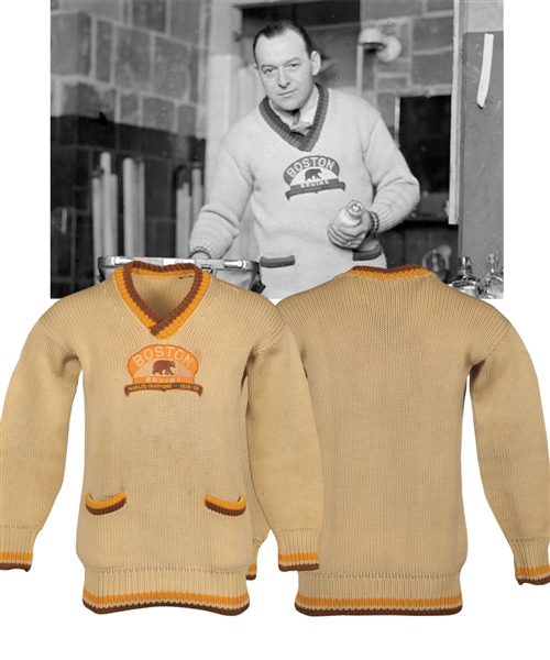 Fabulous Boston Bruins 1928-29 Stanley Cup Champions Pullover Sweater
