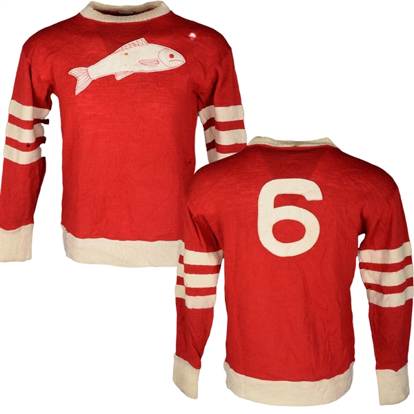 Selkirk Fishermen Circa 1920s Game-Worn Wool Hockey Jersey with LOA