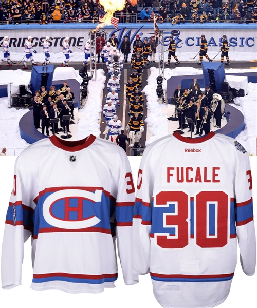Zach Fucales 2016 Winter Classic Montreal Canadiens Game-Issued Jersey with Team LOA