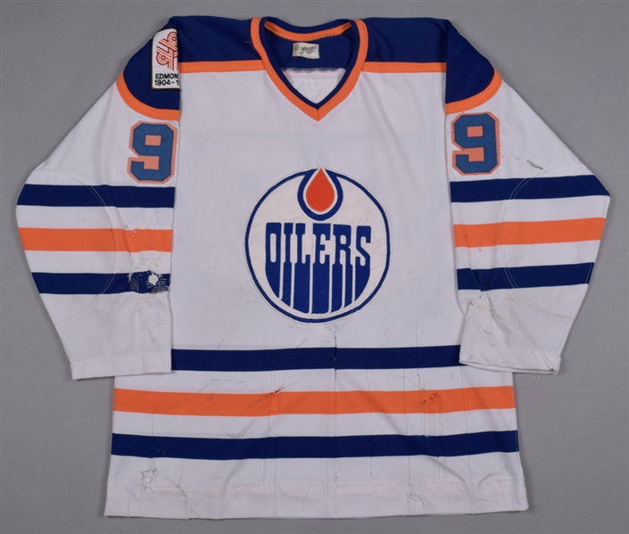 wayne gretzky game worn jersey