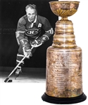 Henri Richards 1967-68 Montreal Canadiens Stanley Cup Championship Trophy from His Personal Collection with His Signed LOA (13")
