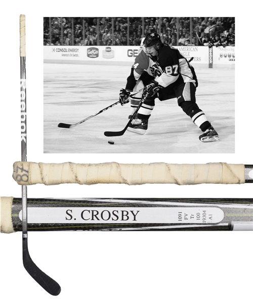 Sidney Crosbys March 27th 2010 Pittsburgh Penguins Game-Used Reebok Stick with LOA - Obtained from Crosby!
