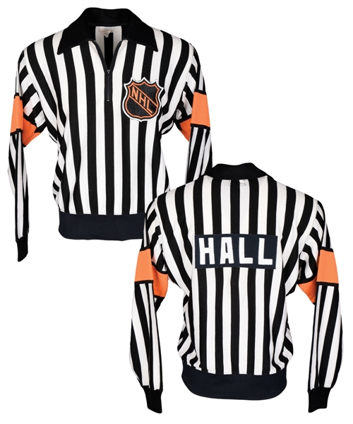 "Hall" Early-1980s NHL Referee Jersey with LOA