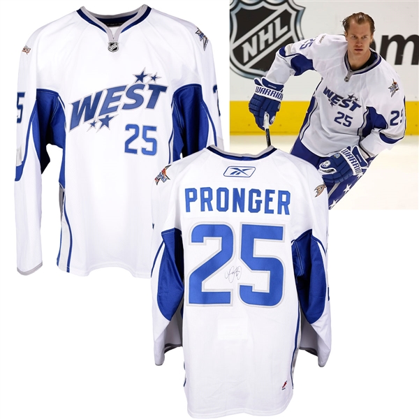 Chris Prongers 2008 NHL All-Star Game Western Conference Signed Game-Worn Jersey with LOA