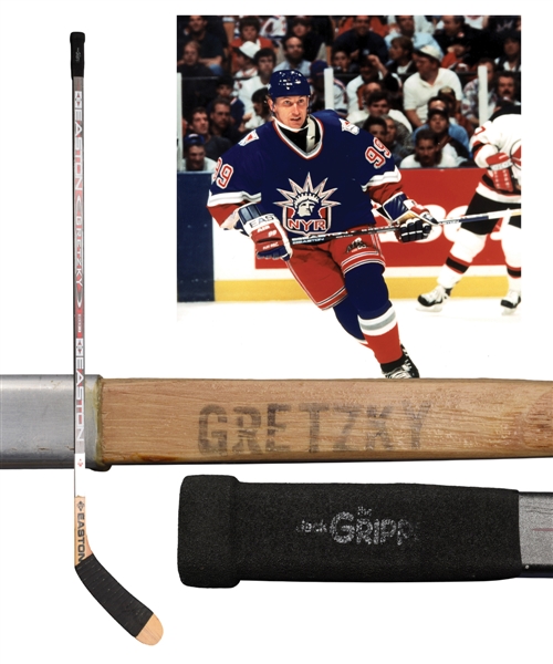 Wayne Gretzkys 1996-97 New York Rangers Easton Silver Tip Game-Used Stick