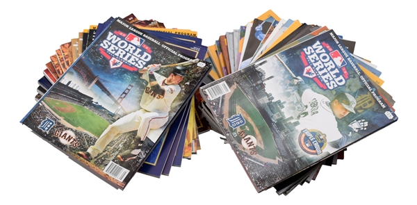 1990-2012 World Series Programs (40) - World Series Champions Reds, Twins, Blue Jays, Yankees, Cardinals, Red Sox +++