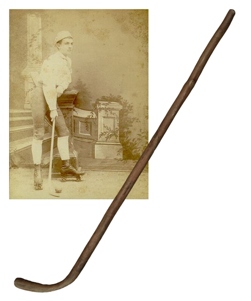 Scarce Turn-of-The-Century Shinny Stick Pre-Cursor to Ice Hockey