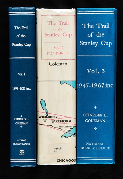 "The Trail to the Stanley Cup" Three-Volume Book Set