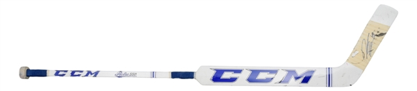 Jonathan Berniers 2013-14 Toronto Maple Leafs Signed CCM Game-Used Stick