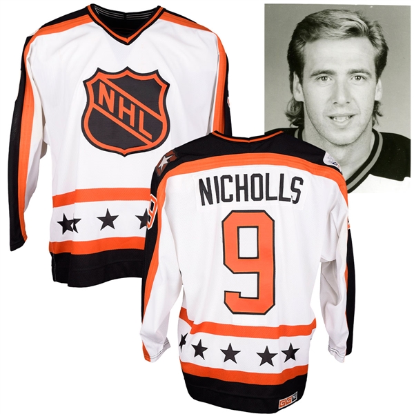 Bernie Nicholls 1989 NHL All-Star Game Campbell Conference Game-Worn Jersey with His Signed LOA