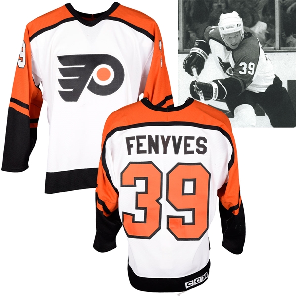 Dave Fenyves 1989-90 Philadelphia Flyers Game-Worn Jersey