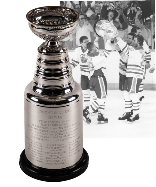 Edmonton Oilers 1987-88 Stanley Cup Championship Trophy (13")