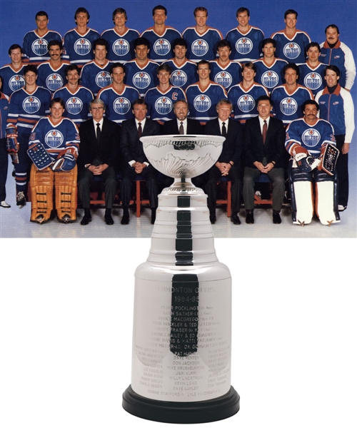 Edmonton Oilers 1984-85 Stanley Cup Championship Trophy (13”)