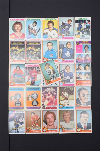 1974-75 to 1980-81 O-Pee-Chee Hockey Card Collection of 4000+ with Rookies and Stars